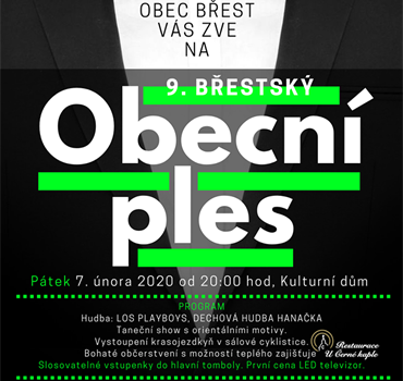 9. Obecního plesu v Břestě