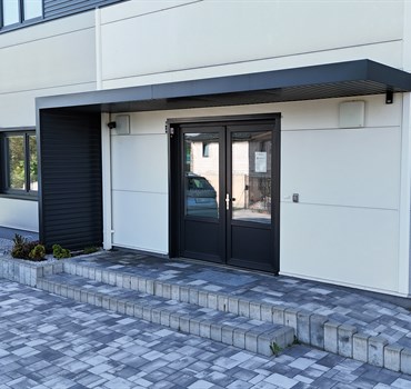 Detail markýzy montované haly