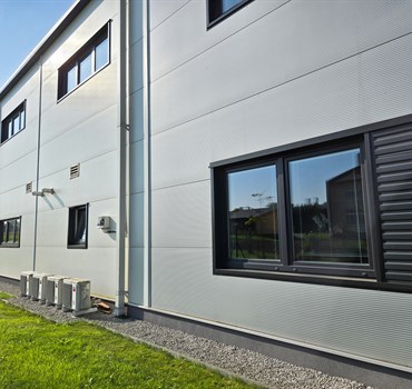 Detail opláštění montované haly