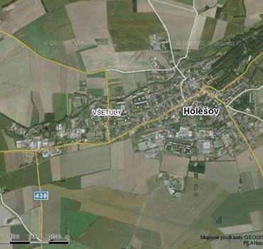 Mapa Holešov