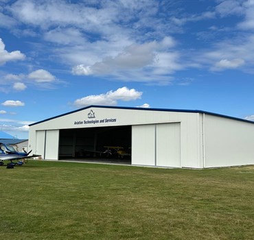 Montovaná letištní hala Žatec