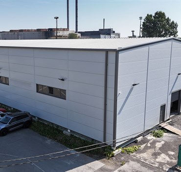 Montovaná hala a sekční vrata Ostrava