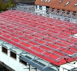 Konstrukce pro fotovoltaické elektrárny a solární panely